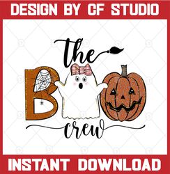 The Boo Crew PNG, Spooky Png, Sublimation Designs Downloads Halloween Png, Funny Halloween Png, Boo Crew Png