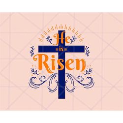 He is Risen PNG file,  Groovy Easter sublimation file, Easter Sublimation design download, Easter day png, Easter png