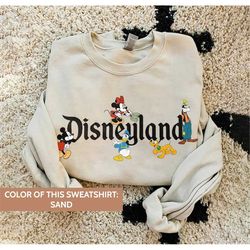 Classic Disneyland Sweatshirt, Mickey and Friends Sweatshirt, Disneyland Sweatshirt, Disney Sweatshirt, Disneyland 90s S