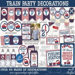 Train Birthday Party Sign, Train Welcome Sign, Train Birthday Party Decorations, Boys 1st Birthday, First Birthday