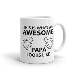 grandfather gift, papa gift, new baby mug new baby gift, grandfather gift, granddaddy gift, papa cup, gift for grandpa a