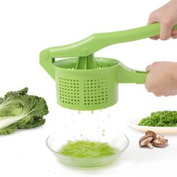 Vegetable Stuffing Squeezer Plastic Handheld Fruits Press
