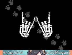 Skeleton Hand Gestures - Rock Skeleton Hands - Halloween png, sublimation copy