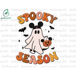 Spooky Season Svg Png, Halloween, Trick Or Treat Svg, Spooky Vibes Svg, Boo, Holiday Season