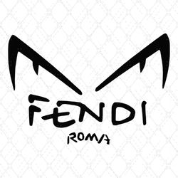Fendi Roma Logo Svg, Trending Svg, Fendi Svg, Fendi Roma Svg, Fendi Logo Svg, Fendi Eyes Svg, Fendi Monster Eyes, Fendi