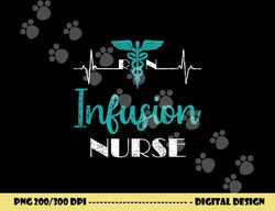 Infusion Nurse RN Heartbeat EKG Chemotherapy Therapy Nurse png,sublimation copy