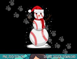 snowman baseball winter x-mas holida cool christmas gifts png, sublimation copy