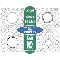 490 Files - Mega Bundle - Layered Design - Vector Files - SVG for cricut - PNG, DXF, Svg, Eps, Pdf