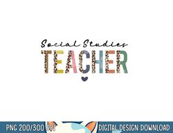 Social Studies Teachers Boho Social Studies Teacher  png, sublimation copy