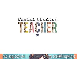 Social Studies Teachers Boho Social Studies Teacher  png, sublimation copy