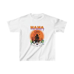 Custom Halloween Shirt, Halloween Family Shirt, Personalized Shirt, Mama Shirt, Custom Nana Shirt, Halloween Shirt, Litt