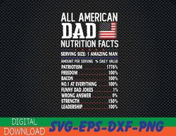 Mens Husband Fathers Day Shirt 4th Of July All American Flag Dad Svg, Eps, Png, Dxf, Digital Download