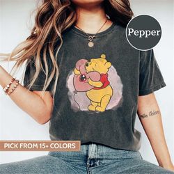 Retro Winnie The Pooh Comfort Color Shirts, Disney Pooh Shirt, Disney Trip Shirt, Disneyland Shirt, Mickey and Pooh Shir