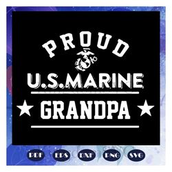 Proud US Marine Grandma Svg, Marine Grandma Decal, Grandma Svg, Marine Svg, Marine Navy Svg, Military Family Svg, July 4