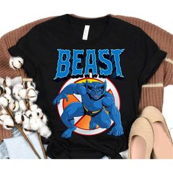 Marvel X-Men Beast Retro 90s T-Shirt, Marvel X-Men Beat Shirt, MCU Fan Gift Disneyland Epcot Family Birthday Shirt, Magi
