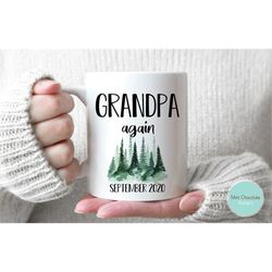 grandpa again 2 - grandpa again gift, grandpa gift, new grandpa gift, future grandpa mug, baby reveal mug, grandpa mug,