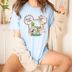 Retro Disney Toy Story You're Got A Friends In Me Shirt, Vintage Character Group Matching, Disney Family Vacation Shirt,