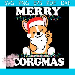 Corgi Dog Christmas SVG, Fun Merry CorgMas SVG, Christmas Svg