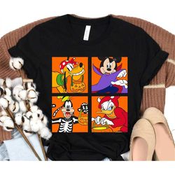Disney Mickey Mouse and Friends Surprise Mummy Halloween T-Shirt, Disneyland Epcot Halloween Family Vacation Shirt, Magi