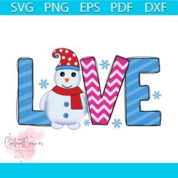 Love Png, Christmas Png, Xmas Png, Love Xmas Png, Christmas Gift Png, Snowman Png