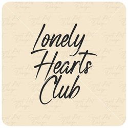 Lonely Hearts Club SVG, Valentine's Day SVG, February 14th Couple SVG, Animal Customize Gift Svg, Vinyl Cut File, Svg, P