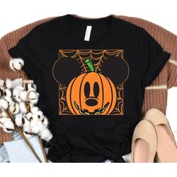Disney Mickey Mouse Pumpkin Web Halloween T-Shirt, Mickey's Not So Scary Party, Disneyland Spooky Season, Disneyland Fam