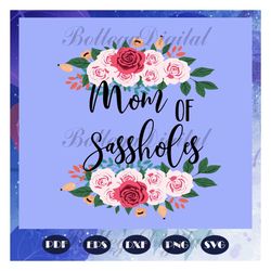 Mom of Sassholes, mothers day, Sasshole, Sasshole hole, mom life svg, mothers day lover, love mom, gift from daughter, g