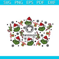 Grinch Santa Bundle Svg, Christmas Svg, The Grinch Svg, Gift Box Svg, Christmas Gift Svg