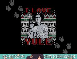 Star Wars I Love Yule Leia Christmas Humor  png,sublimation  png, sublimation