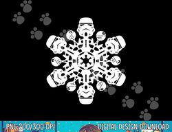 Star Wars Stormtrooper Christmas Snowflake Graphic  png,sublimation  png, sublimation