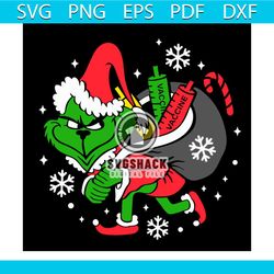 2021 Christmas Ornament The Grinch Stole Vaccine Svg, Christmas Svg