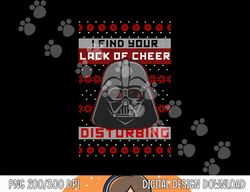Star Wars Vader Lack Of Cheer Ugly Christmas Sweater png, sublimation png, sublimation copy