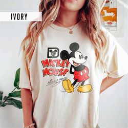 Mickey Vintage Comfort Colors Shirt, Mickey Shirt For Women, Disneyworld Family Shirt, Disney Mickey, Disneyland Shirt,