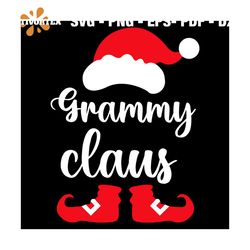 Grammy Claus Svg, Christmas Svg, Xmas Svg, Santa Claus Svg, Christmas Gift Svg, Grammy Svg
