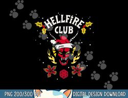 Stranger Things Christmas Hellfire Club Holiday Sweater png, sublimation copy