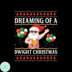 Dreaming Of A Dwight Christmas Svg, Christmas Svg, Dwight Christmas Svg