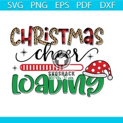 Christmas Cheer Loading Png, Christmas Png, Xmas Hat Png, Leopard Pattern Png