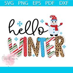 hello winter png, christmas png, xmas png, snowman png, christmas gift png