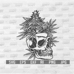 Cannabis Skull svg | Cannabis svg | Marijuana svg | Weed svg | Joint svg | 420 svg | Rasta svg | Skull svg | Cannabis Cl