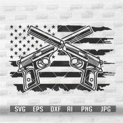 US Caliber Gun svg | Hand Gun Owner Clipart | 2nd Amendment Stencil | Weapon dxf | US Army Dad Cutfile | Military Shirt