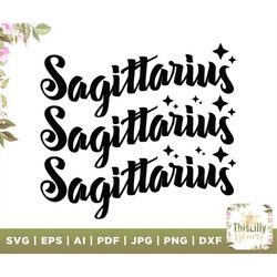 Sagittarius SVG, Sagittarius Astrological Sign, Digital Download, Horoscope SVG, Zodiac Signs SVG, Perfect for TShirts,
