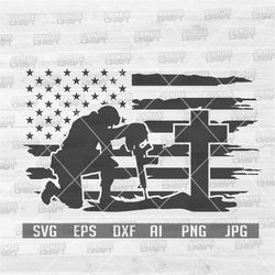USA Soldier Kneeling svg | US Military svg | US Army Svg | Us Veteran svg | Us Veteran Kneeling svg | Kneeling Army Svg