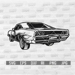 Muscle Car svg | Muscle Car Clipart | Muscle Car png | Retro Car svg | Vintage Car svg | Automobile svg | Old Car svg |