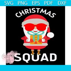 Santa Claus Squad Svg, Christmas Svg, Xmas Svg, Happy Holiday Svg, Santa Claus Svg