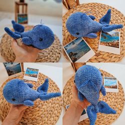 Crochet whale, Crochet sea animals, Crochet whale toy, Whale toy, Whale plush toys, Whale plushie crochet, Whale plush,