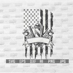 US Barber Tools svg | Barbershop Monogram | Barber Shirt svg | Barber Gifts Clipart | Barber Cutfile | US Flag svg | Bar