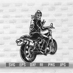 Biker Skull svg | Ride to Die Clipart | Big Bike Rally Cut File | Rider Dad Stencil | Sports Motorbike Cutfile | Sports