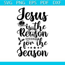 Jesus Is The Reason For The Season Svg, Christmas Svg, Xmas Svg, Xmas Balls Svg