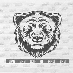 bear head svg | bear shirt svg | outdoor hunting svg | hunting shirt svg | bear svg | bear cutfiles | bear clipart | ani