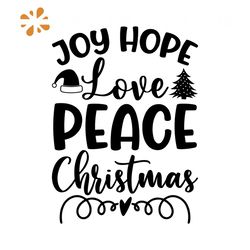 Joy Hope Love Peace Christmas Svg, Christmas Svg, Xmas Svg, Peace Svg, Christmas Gift Svg
